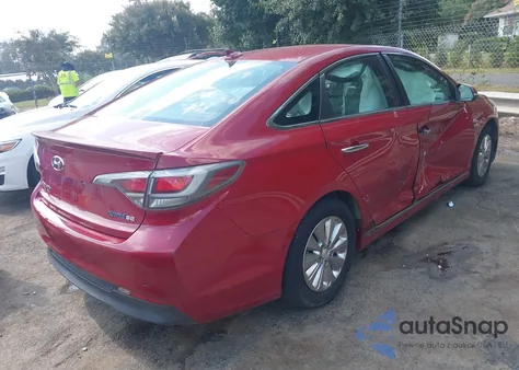 2016 Hyundai Sonata Hybrid Se from USA, damaged, VIN KMHE24L12GA028815